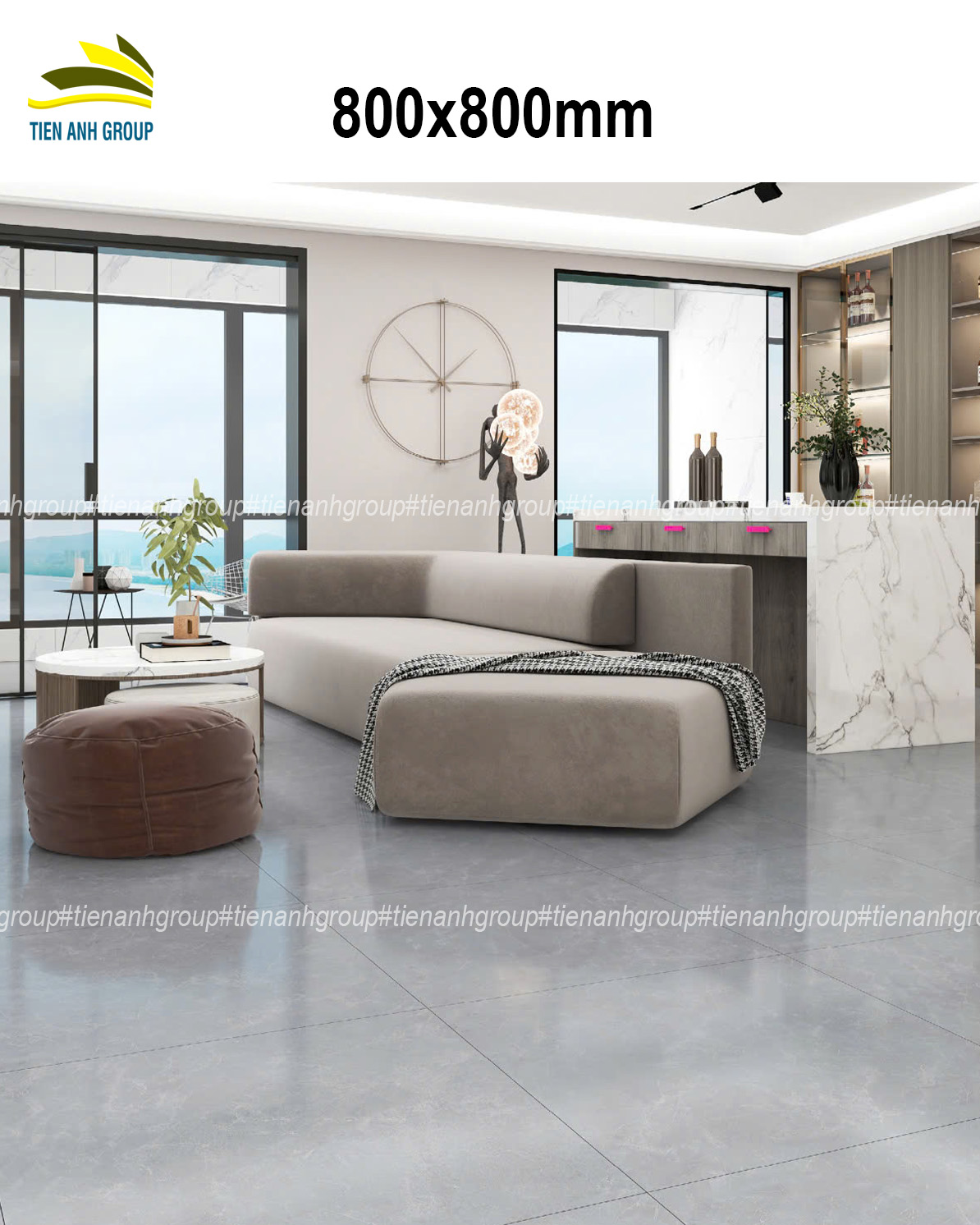 Gạch Vân Đá Marble 80x80
