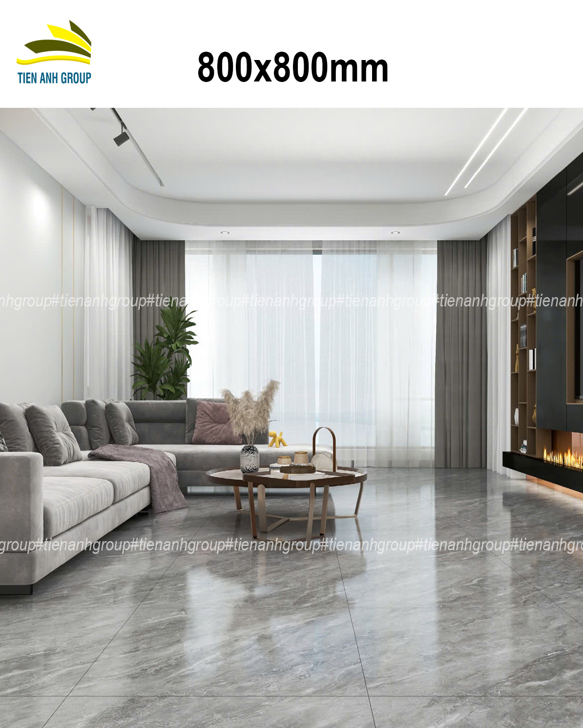 Gạch Vân Đá Marble 80x80