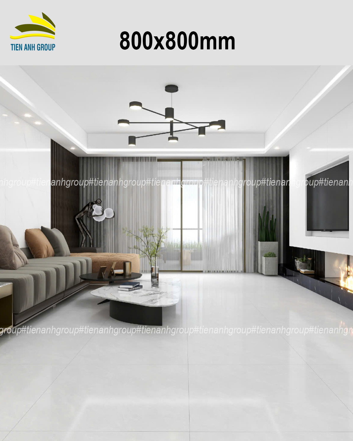 Gạch Vân Đá Marble 80x80