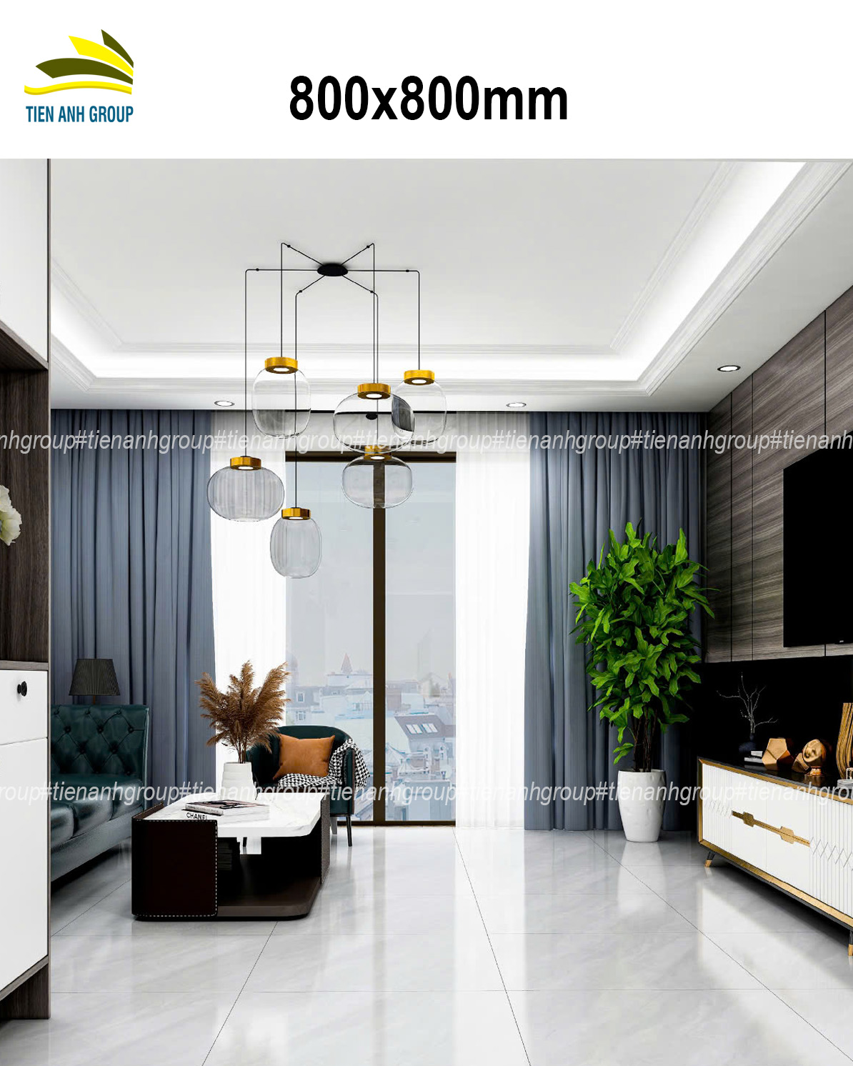 Gạch Vân Đá Marble 80x80
