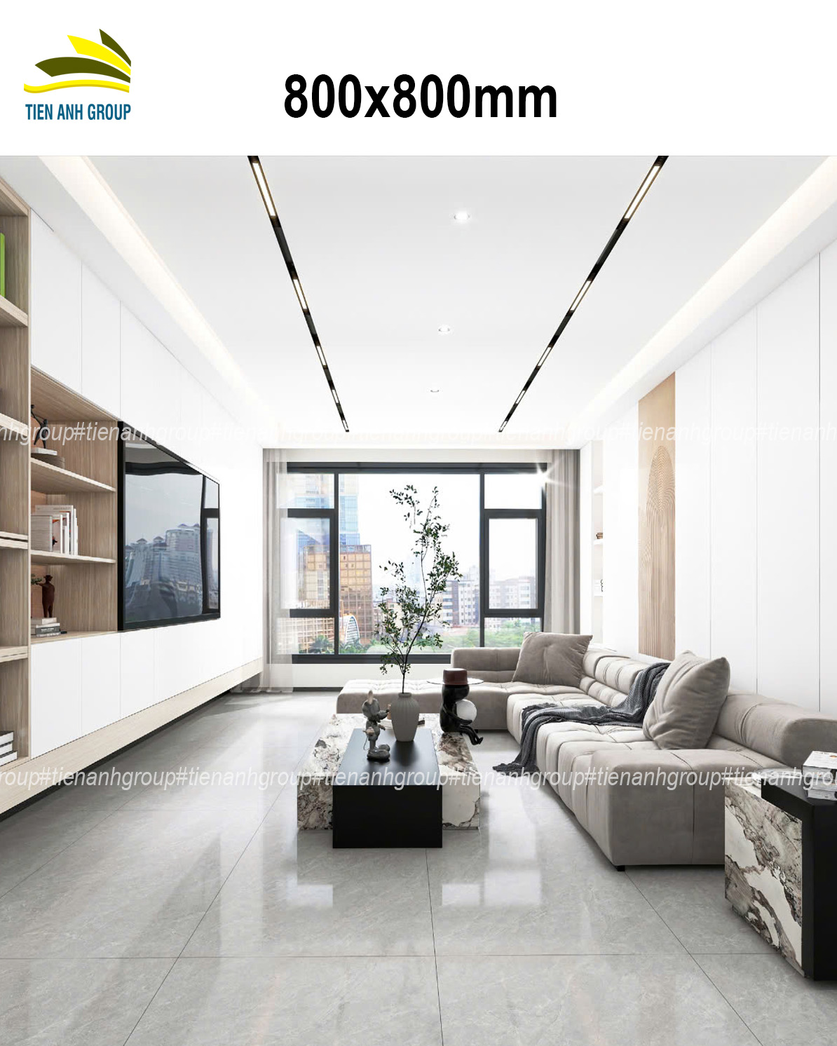 Gạch Vân Đá Marble 80x80