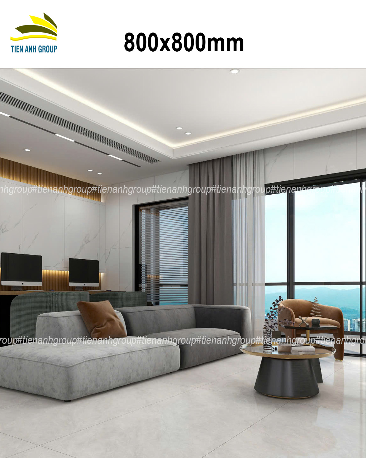 Gạch Vân Đá Marble 80x80