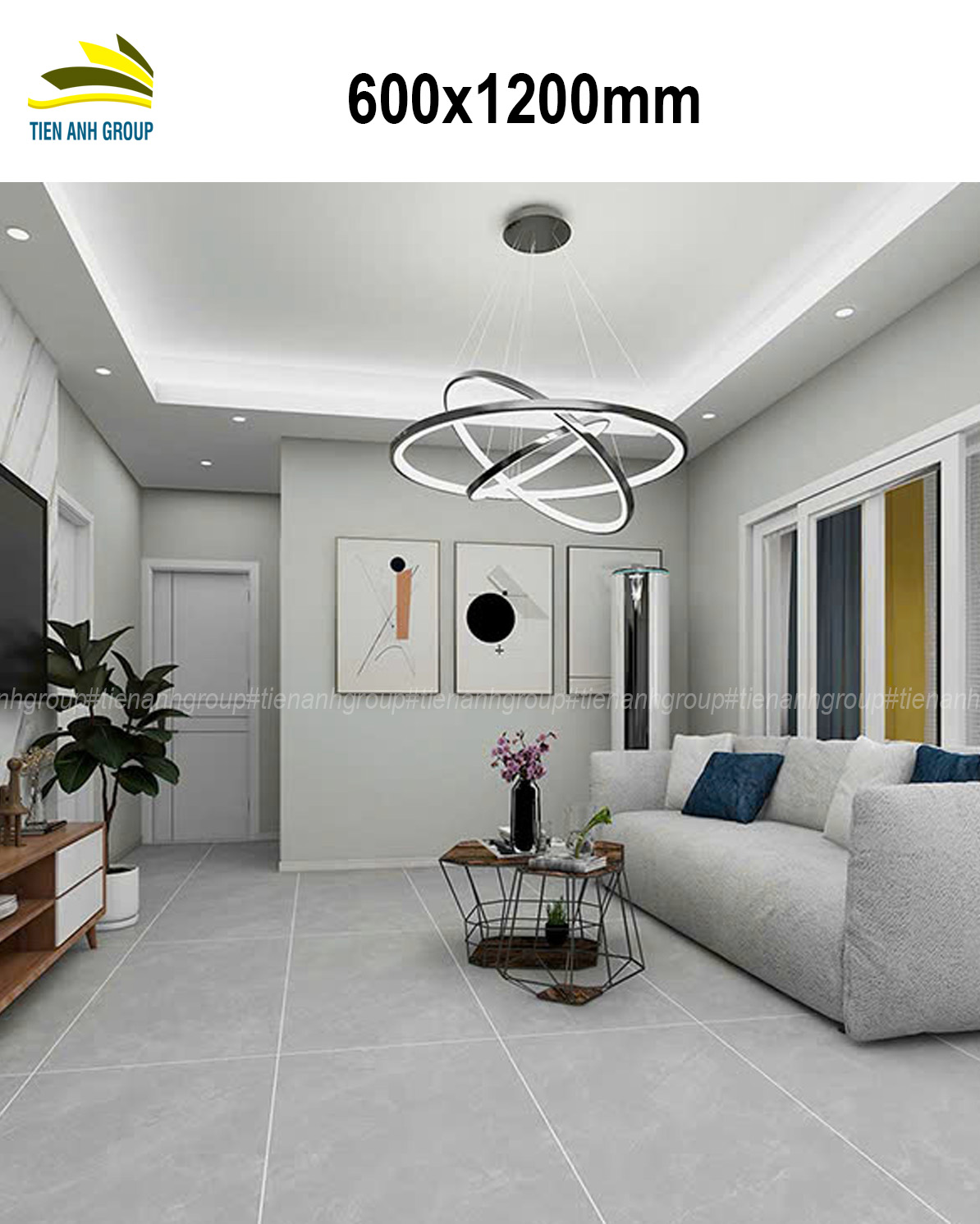 Gạch Vân Đá Marble 60x120 080