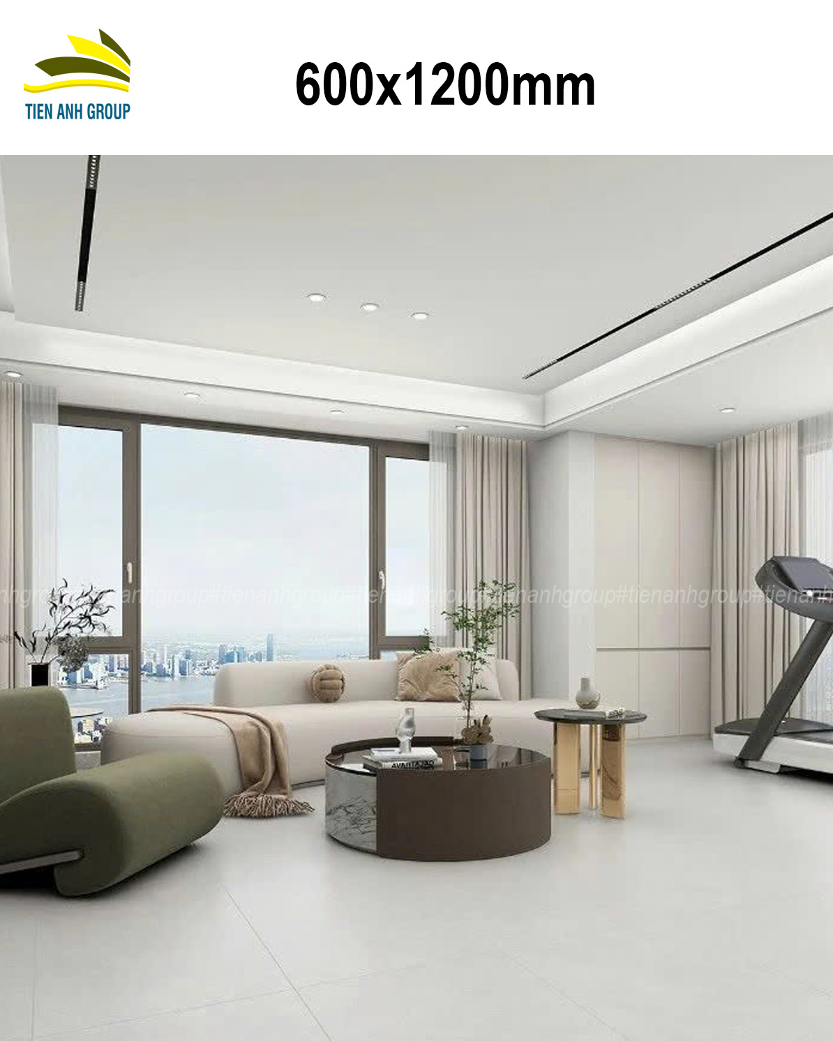 Gạch Vân Đá Marble 60x120 088