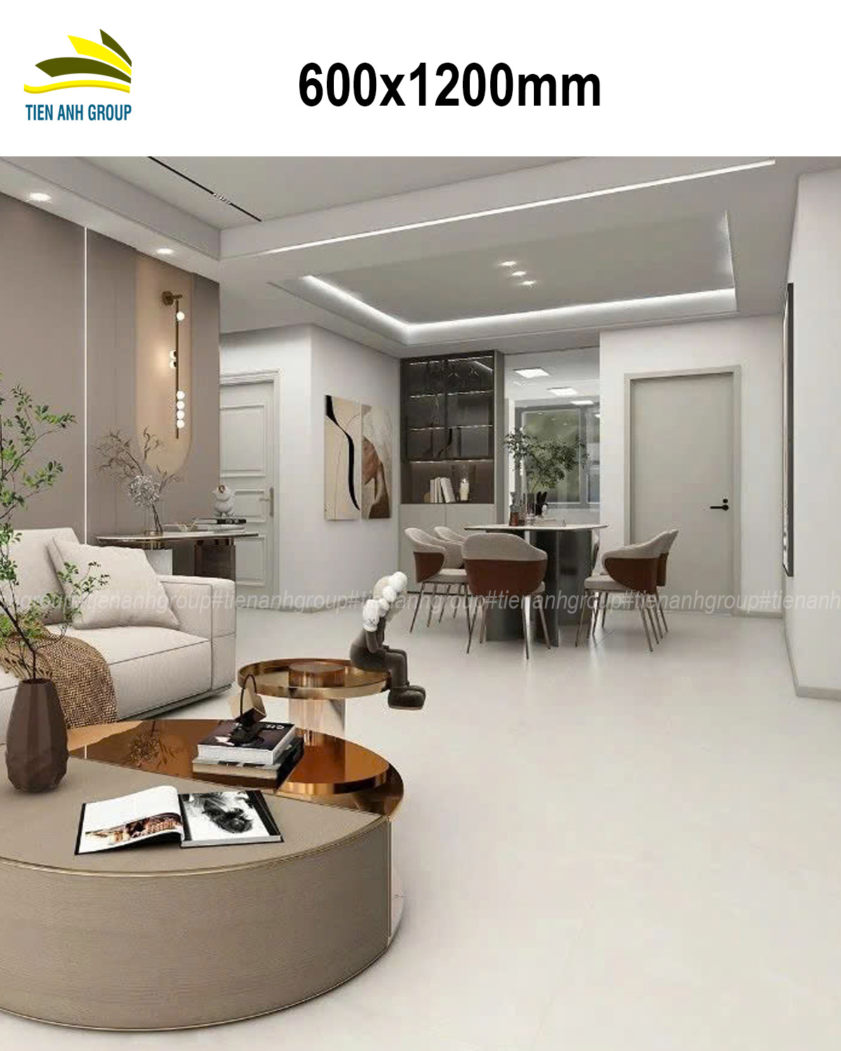 Gạch Vân Đá Marble 60x120 089