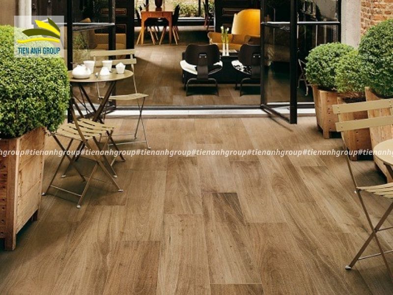 Gạch lát nền giả gỗ