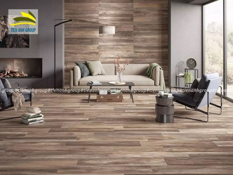 Gạch lát nền giả gỗ