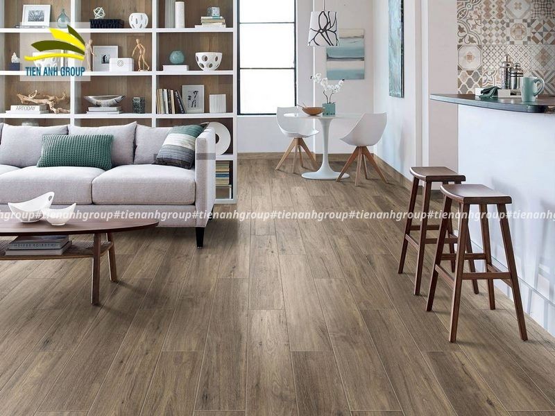 Gạch lát nền giả gỗ