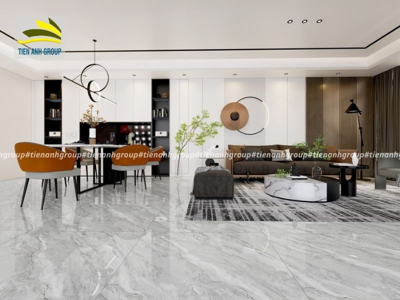 Gạch lát nền phòng khách