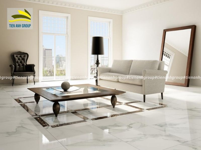 Gạch lát phòng khách 