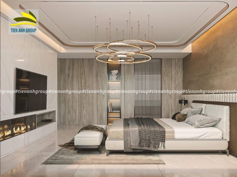 Gạch lát phòng ngủ mẫu