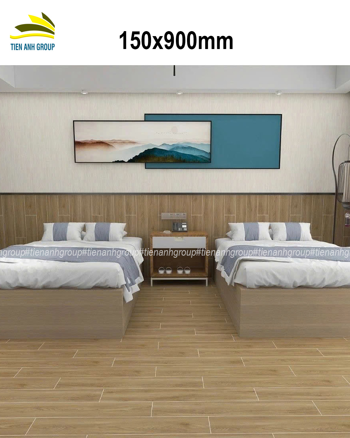 Gạch Thẻ Vân Gỗ 15x90