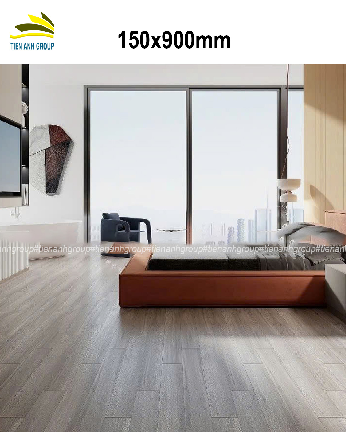 Gạch Thẻ Vân Gỗ 15x90