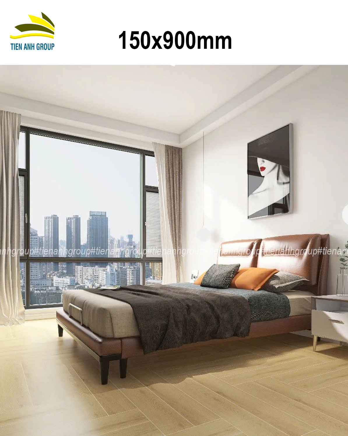 Gạch Thẻ Vân Gỗ 15x90