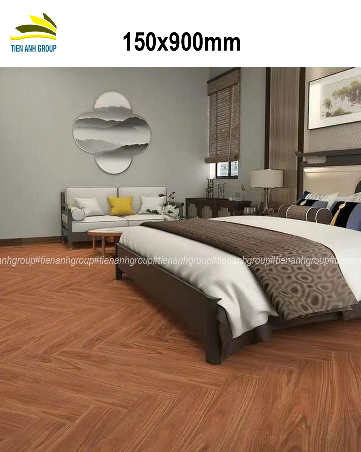 Gạch Thẻ Vân Gỗ 15x90