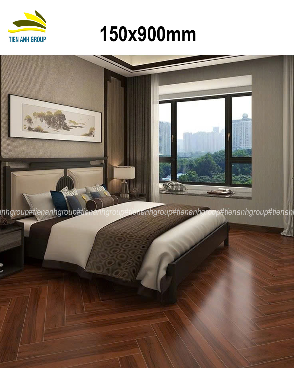 Gạch Thẻ Vân Gỗ 15x90