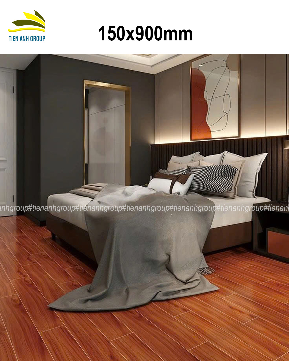 Gạch Thẻ Vân Gỗ 15x90