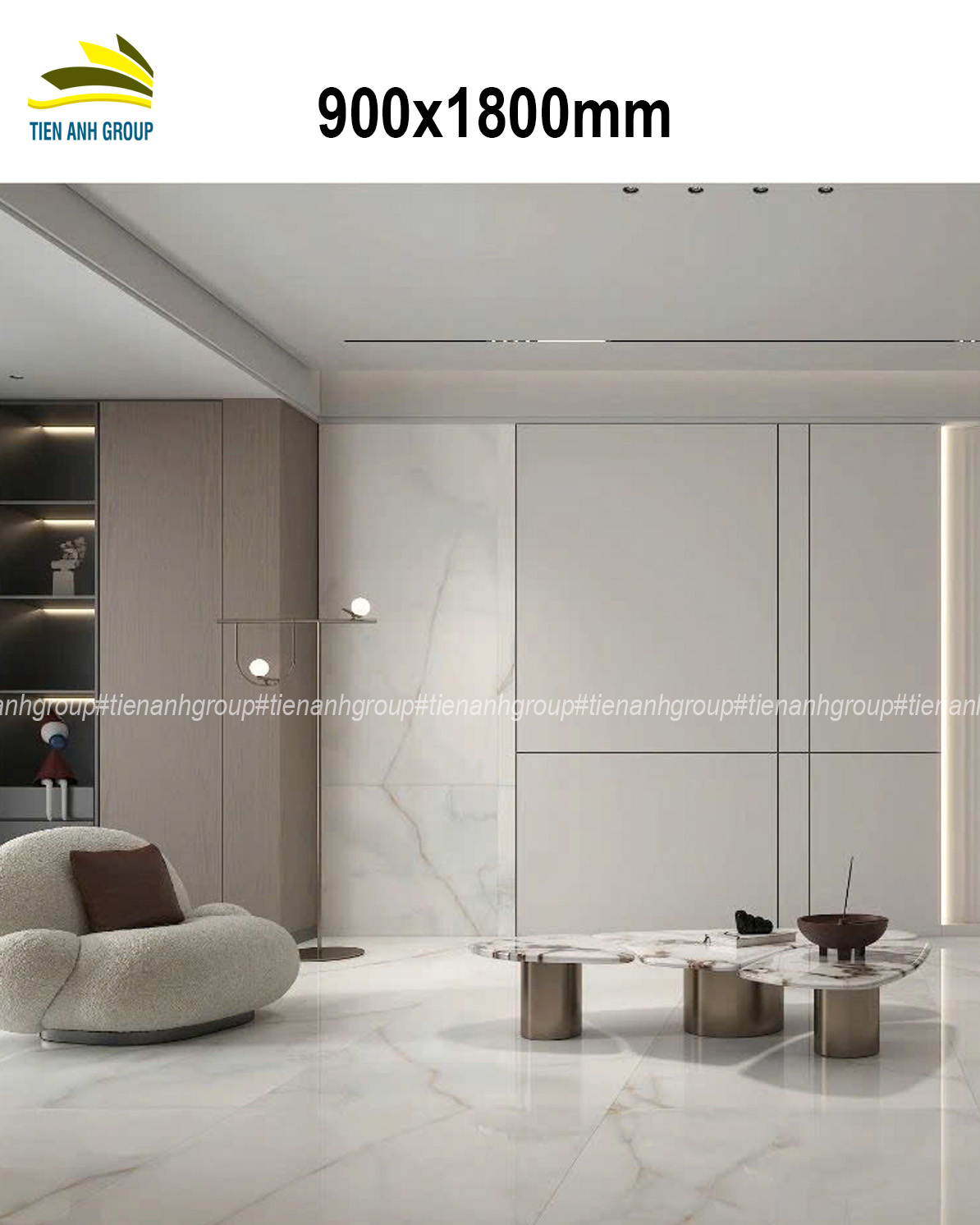 Gạch Vân Đá Marble 900x1800 89