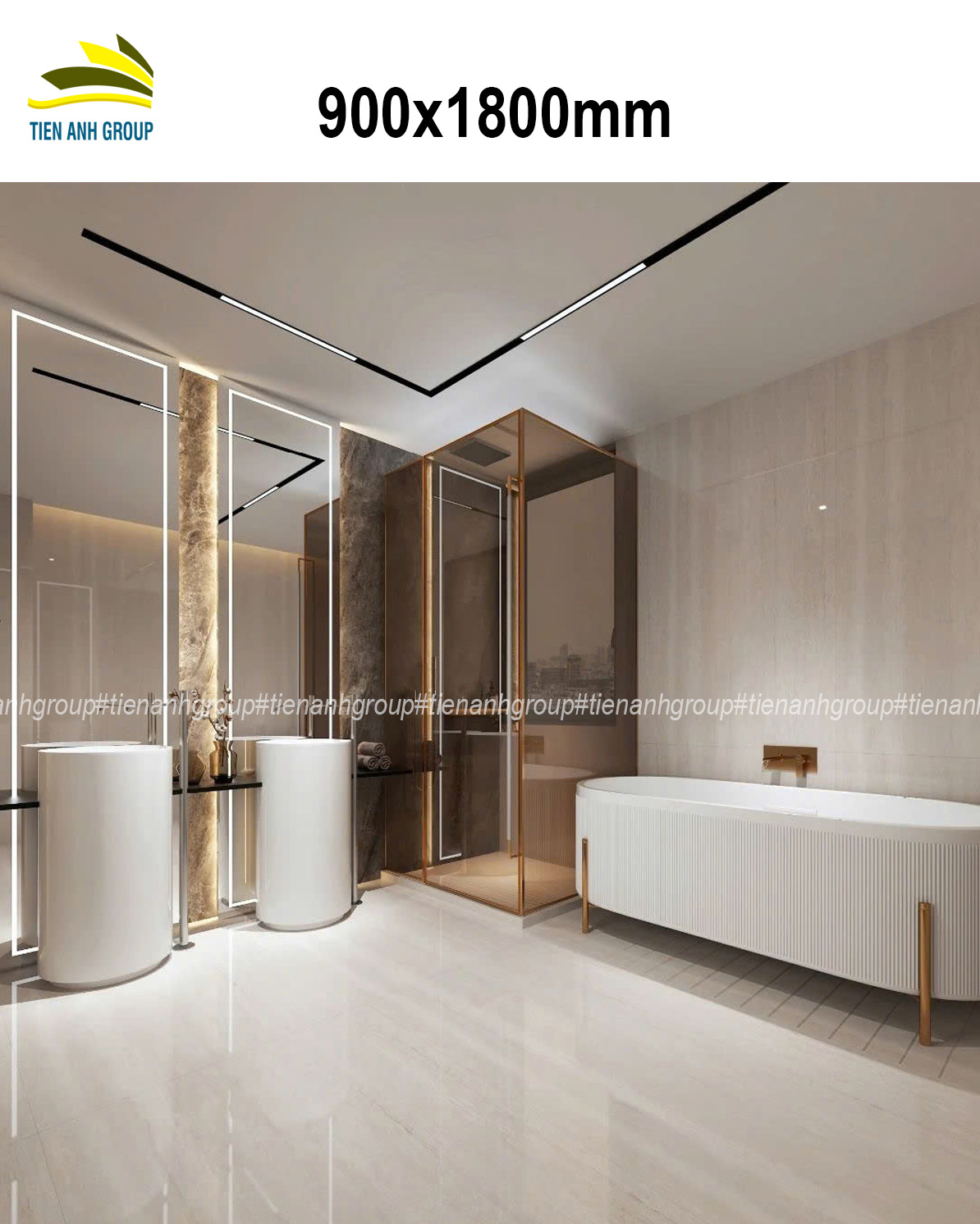 Gạch Vân Đá Marble 900x1800 96