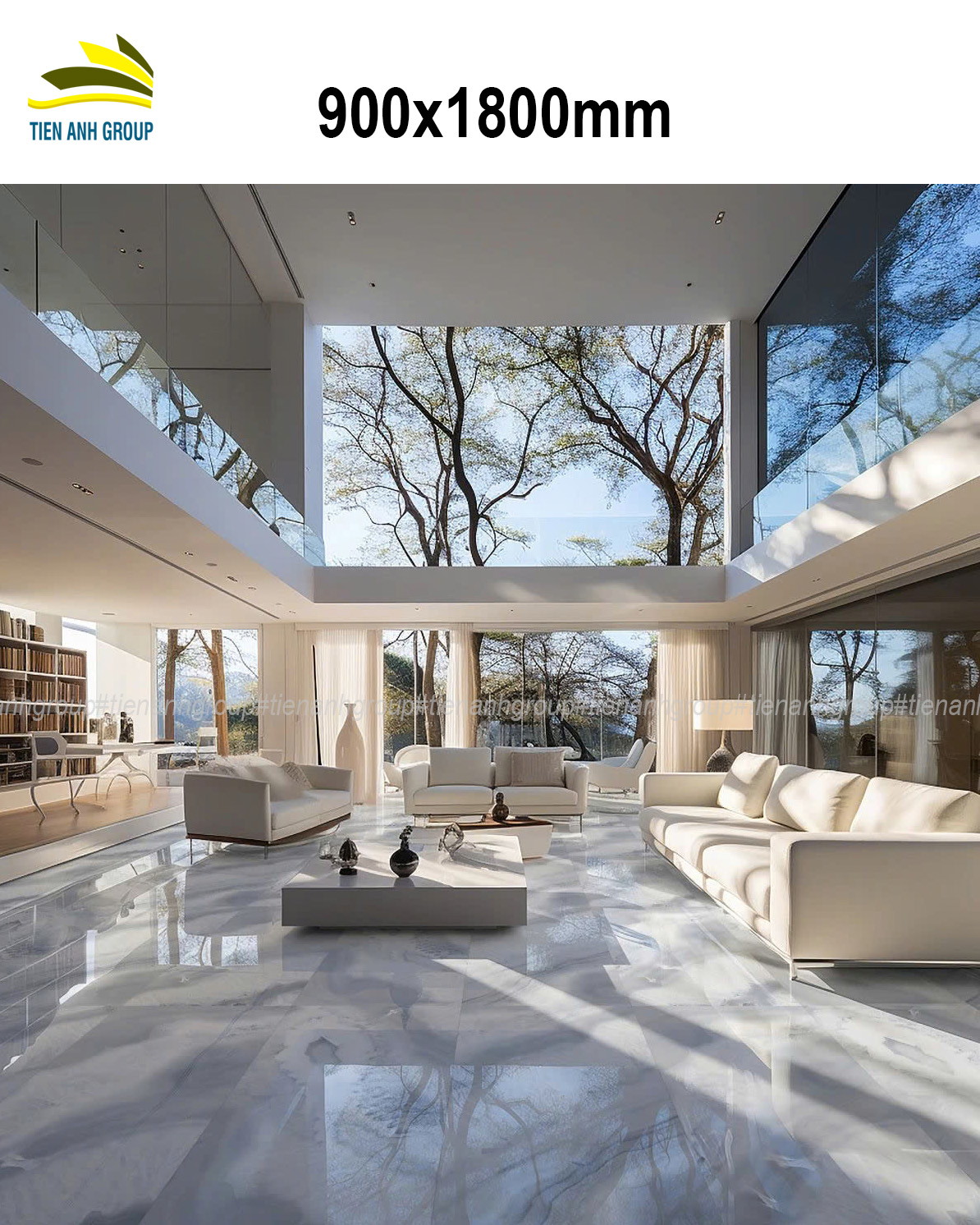 Gạch Vân Đá Marble 900x1800 99