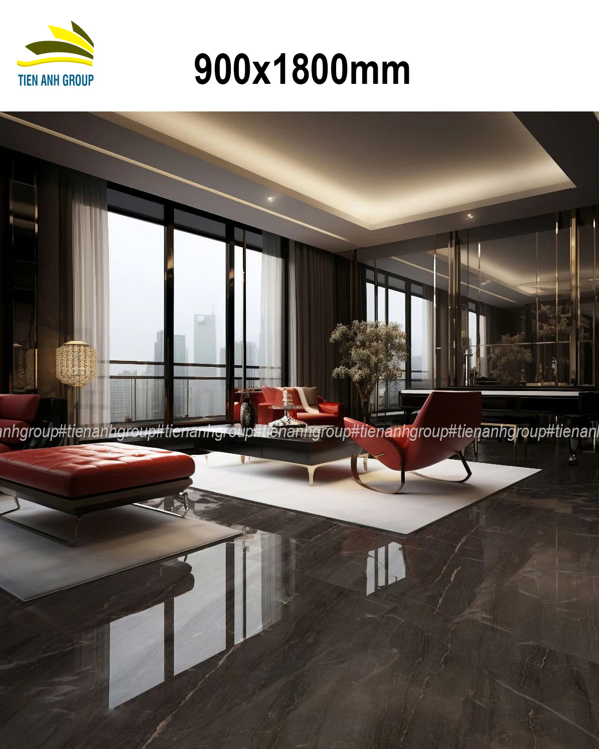 Gạch Vân Đá Marble 900x1800 102