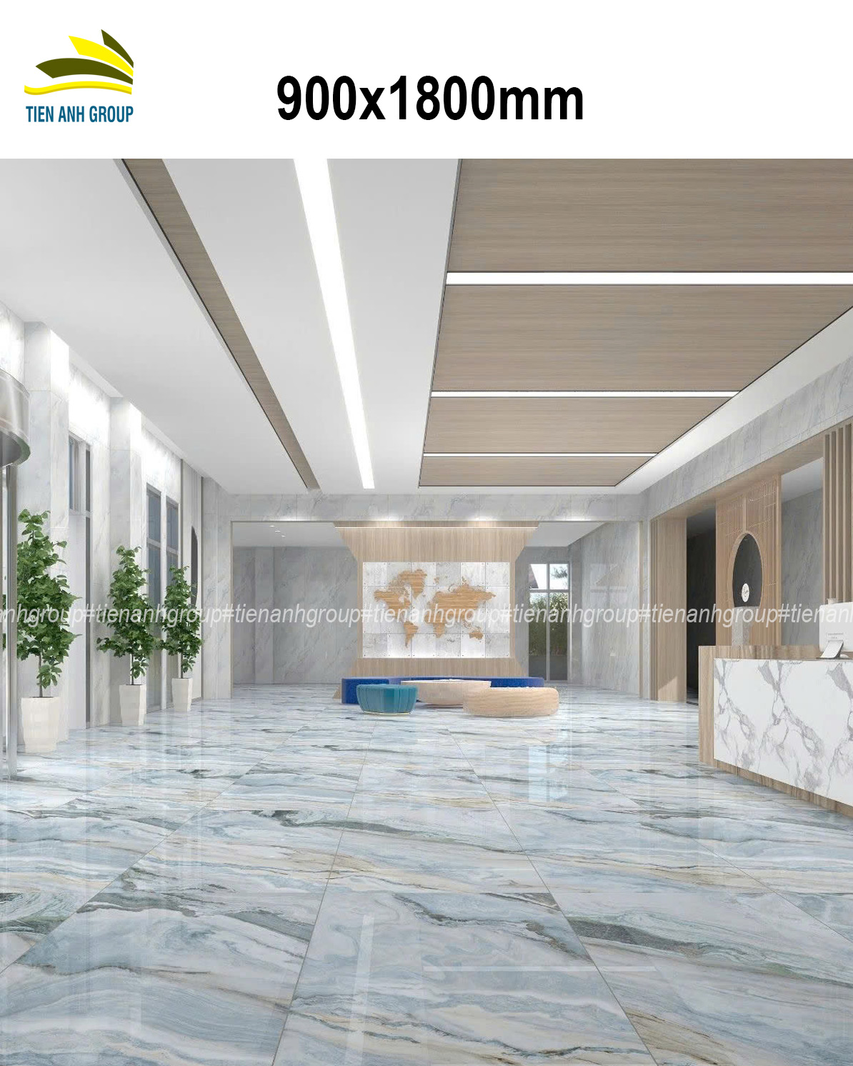 Gạch Vân Đá Marble 900x1800 120