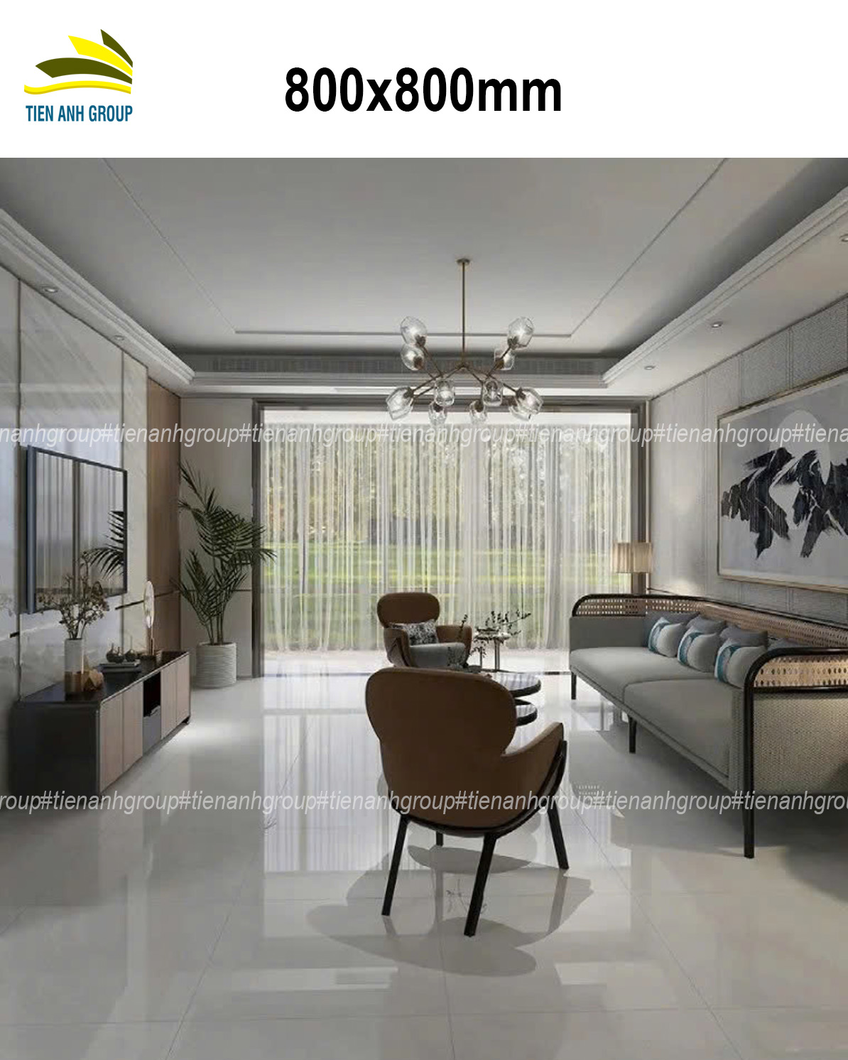 Gạch Vân Đá Marble 80x80 0130