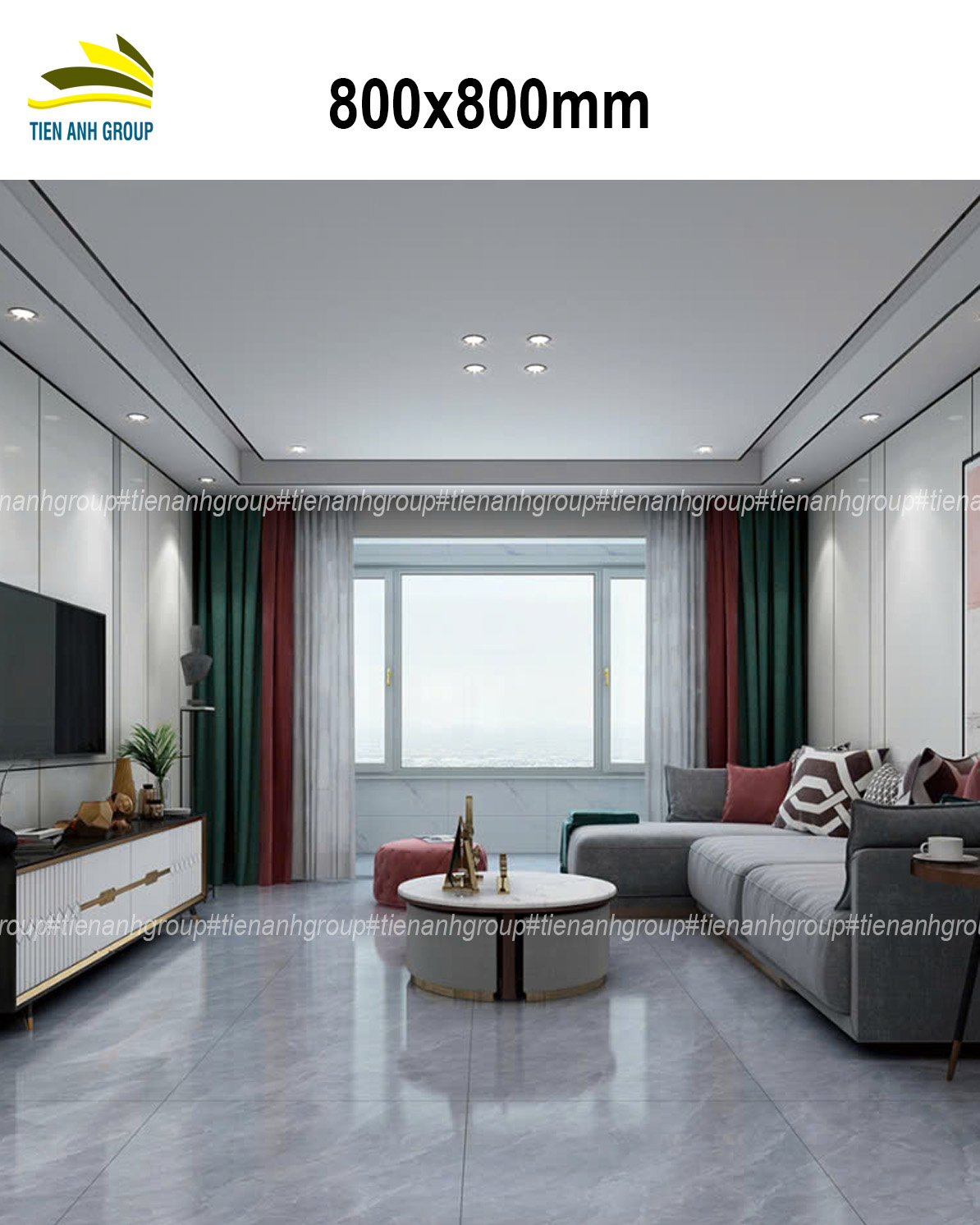 Gạch Vân Đá Marble 80x80 0132