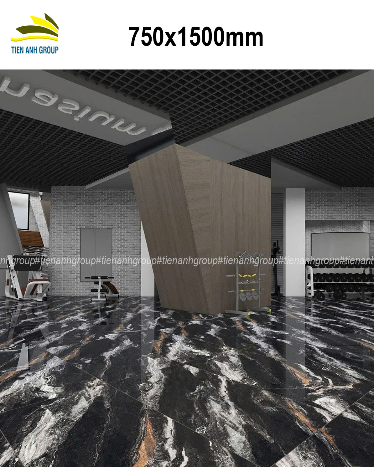 Gạch Vân Đá Marble 750×1500 141