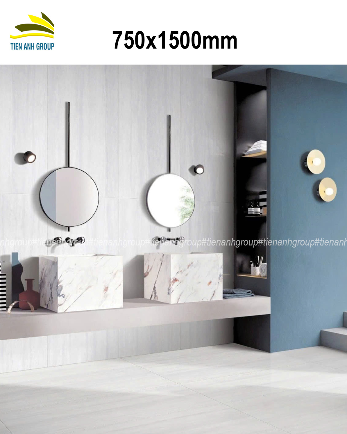 Gạch Vân Đá Marble 750×1500 074