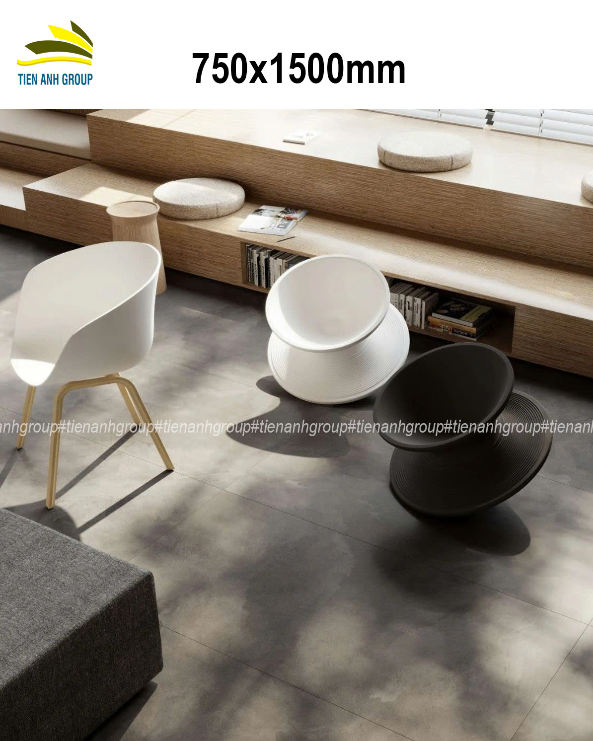 Gạch Vân Đá Marble 750×1500 083