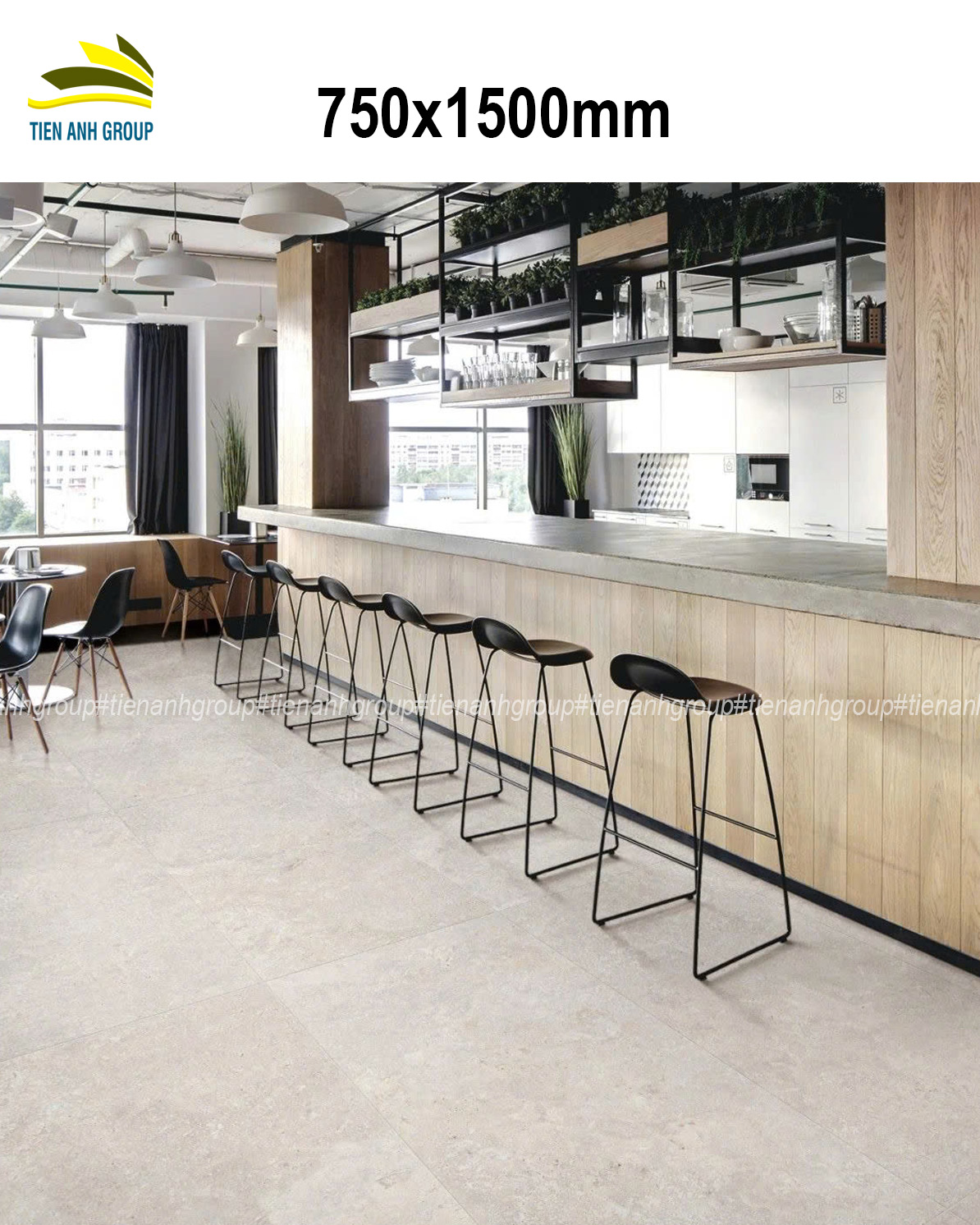 Gạch Vân Đá Marble 750×1500 082