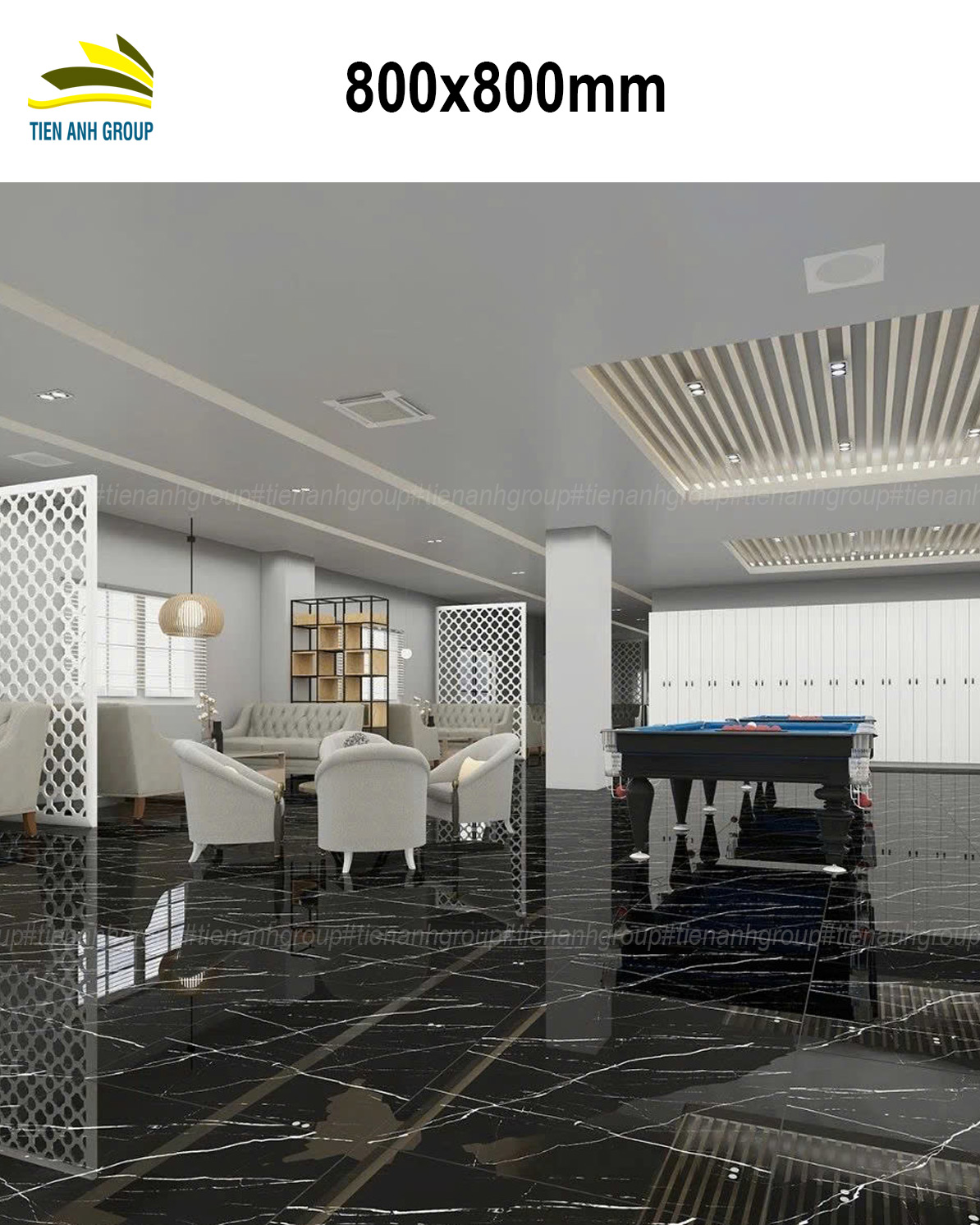 Gạch Vân Đá Marble 80x80 0228